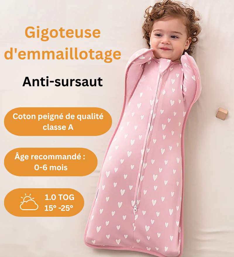 Gigoteuse Bébé Cocon Suro | Douce & Sécurisée | 0-6 mois