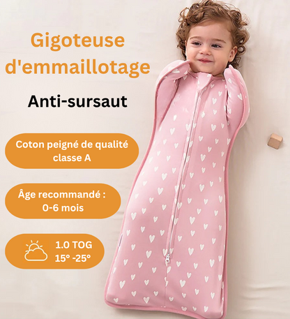 Gigoteuse Bébé Cocon Suro | Douce & Sécurisée | 0-6 mois