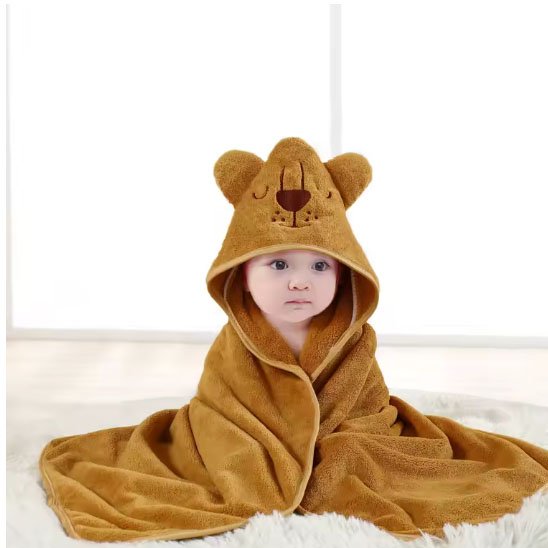 Cape de bain bébé 